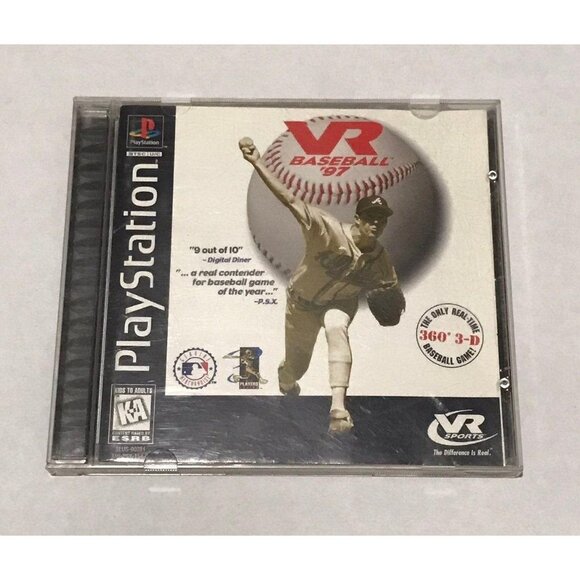 PS1 VR Baseball 97 Playstation 1 - Picture 1 of 3